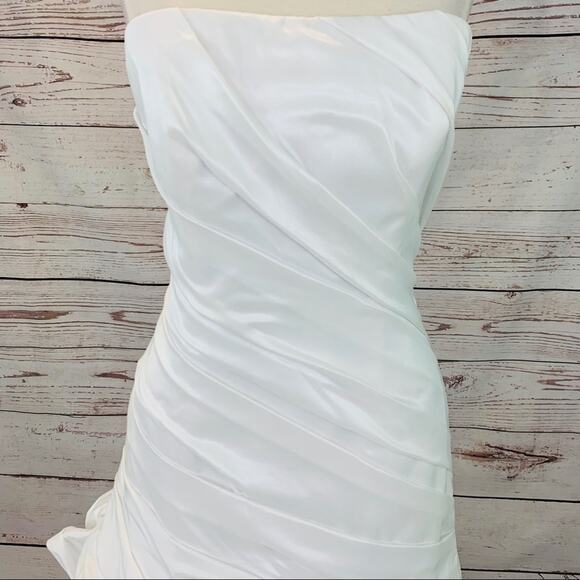 Maggie Sottero Couture Size 10 Strapless Mermaid Dress - Picture 3 of 9